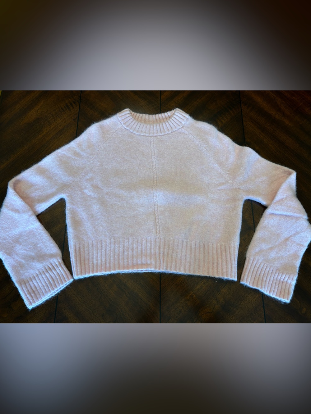 Sézane Sama Crewneck Women's Sweater in Light Pink